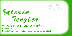 valeria tengler business card
